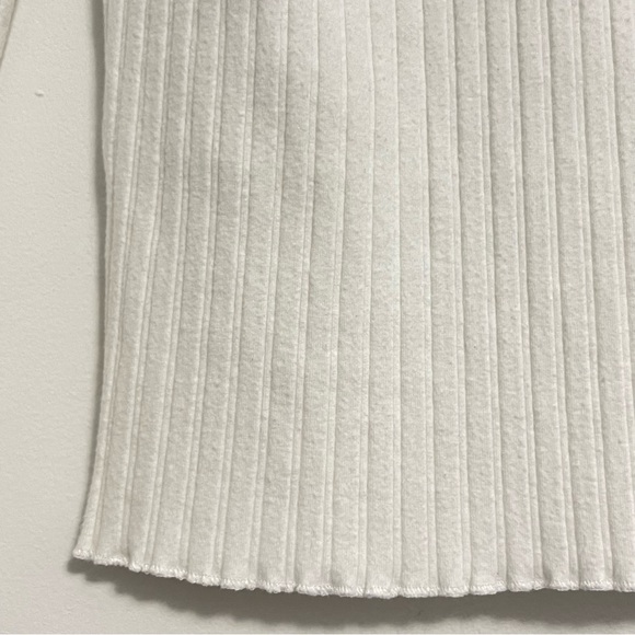 Zara Girls Rib-Knit Long Sleeve Pull-Over Sweater Ivory. - Picture 5 of 6